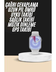 Akıllı Saat Kulaklık Hediyeli Uyku ve Sağlık Takibi Yapabilen Uzun Ömürlü