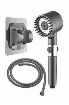 Yüksek Performanslı Masaj Etkili Su Tasarruflu Duş Başlığı Krom Kaplama Uzun Ömürlü