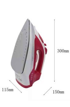 Seramik Tabanlı Kırmızı 2200 Watt Şok Buharlı Ütü