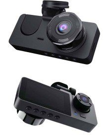 Yol Kayıt Araç Kamerası HD DVR 3 Kameralı 2.0in Ekranlı Ön İç Arka
