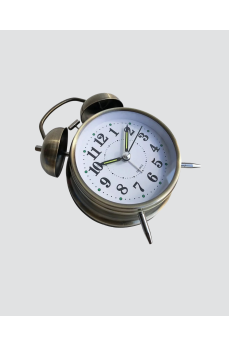 Dekoratif Bronz Renk Metal Alarmlı Masa Üstü Saat Klasik Tasarım Dekoratif Bronz Renk Metal Alarmlı Masa Üstü Saat Klasik Tasarım