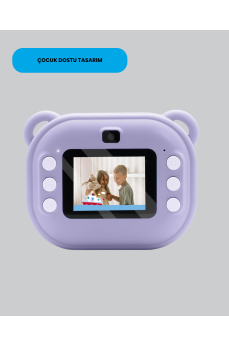 18 Efektli Şipşak Kamera – Oyunlu, Müzik Çalarlı ve Anında Baskı Özellikli