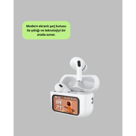 Akıllı Sensörlü Su Geçirmez Bluetooth Kulaklık Güçlü Batarya ve Bass