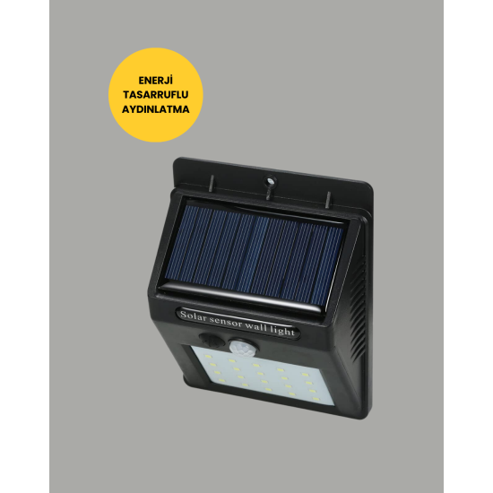 Solar Enerjiyle Çalışan IP65 Su Geçirmez 20 LED Duvar Lambası Solar Enerjiyle Çalışan IP65 Su Geçirmez 20 LED Duvar Lambası