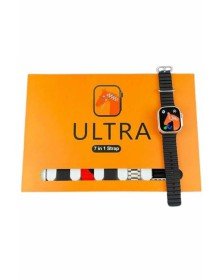 7 Kordonlu Akıllı Saat Plastik Kordon Hasır Kordon Çelik Kordon