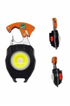 7 Modlu Mini Led Lamba Anahtarlık USB Şarjlı Kamp İçin Taşınabilir