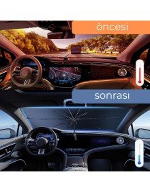 Honda City, Opel Astra, Peugeot 308, Citroen C4, Fiat Linea Uyumlu Oto Şemsiye