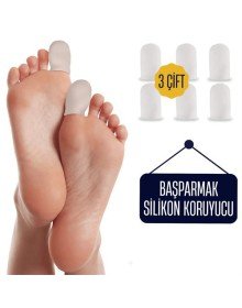 6 ADET Baş Parmak İçin Silikon Koruyucu