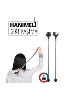 2 Lİ Hanımeli Metal Sırt Kaşıma Aparatı