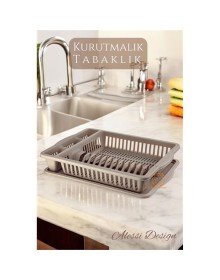 Bulaşık Durulama Sepeti Tabaklık Bulaşık Kurutmalık KAHVE Alessi