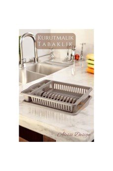 Bulaşık Durulama Sepeti Tabaklık Bulaşık Kurutmalık KAHVE Alessi Bulaşık Durulama Sepeti Tabaklık Bulaşık Kurutmalık KAHVE Alessi