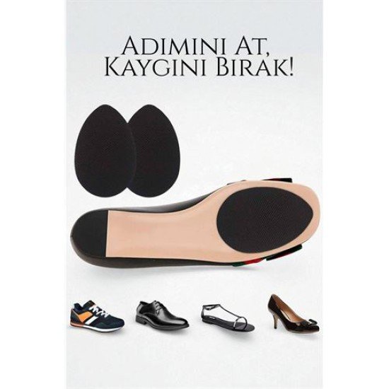 Ayakkabı Tabanına Yapışan Kaydırmaz Ped - Düşme Önleyici, Kendinden Yapışkanlı | Topuklu, Kösele ve Spor Uyumlu Ayakkabı Tabanına Yapışan Kaydırmaz Ped - Düşme Önleyici, Kendinden Yapışkanlı | Topuklu, Kösele ve Spor Uyumlu