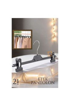 Etek Pantolon Eşarp Kıskaçlı Askı 2 Lİ SET