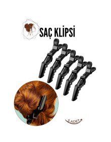 Saç Pensi Saç Klipsi 5 Adet Crocodile Design