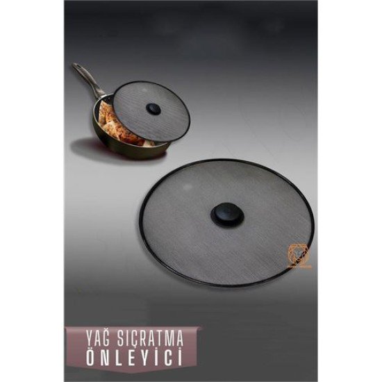 Yağ Kızartma Sıçratmaz Kapak 33 Cm Yağ Kızartma Sıçratmaz Kapak 33 Cm