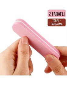 Mini Tırnak Törpü ve Parlatma Blok Sünger 2 Yüzey