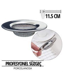 Profesyonel 11,50 cm Çap Lavabo Süzgeci