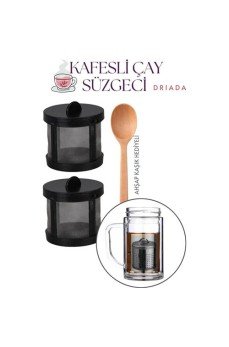 Kaşıklı Kafes Çay Süzgeci - 2 li Bitki Çayı Süzgeci - Polikarbon Kaşıklı Kafes Çay Süzgeci - 2 li Bitki Çayı Süzgeci - Polikarbon