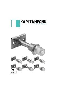 Kapı Tamponu - Silikonlu Kapı Takozu - Kapı Stoperi 7 ADET