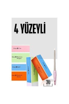 4 Yüzeyli Törpü ve Parlatma Blok Sünger 3 lü Set