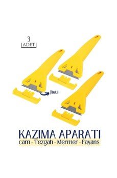 Tezgah Mermer Fayans Harç Kazıma Jileti