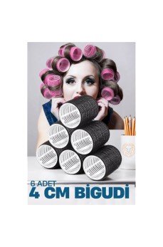 4 Cm Bigudi 6 lı Paket