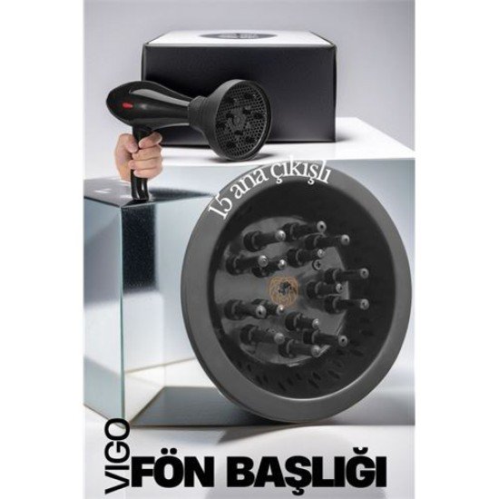 Profesyonel Fön Için Difüzör Vigo Başlık 719410 Profesyonel Fön Için Difüzör Vigo Başlık 719410