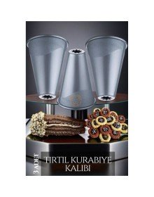 3 lü Tırtıl Kurabiye Şekillendirici Fracassi Design