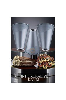 3 lü Tırtıl Kurabiye Şekillendirici Fracassi Design 3 lü Tırtıl Kurabiye Şekillendirici Fracassi Design