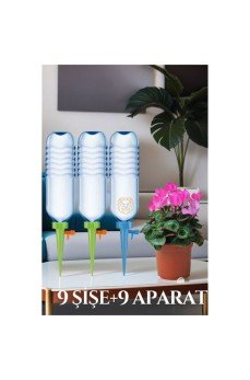 Çiçek Damlama Sulama Şişe Aparat 18 li set Seti