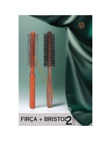 Fön ve Tarama Fırçası Ahşap 2 li SET