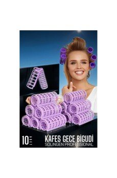 Kafes Gece Bigudisi 2.5 cm 10 Adet Solingen Professional