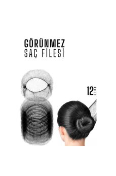 SİYAH Saç Filesi Görünmez 12 ADET SİYAH Saç Filesi Görünmez 12 ADET