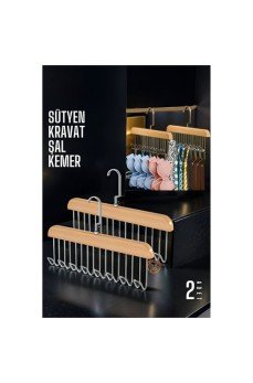 Dolap İçi Askı 2 adet Sütyen Şal Kravat Kemer Çanta