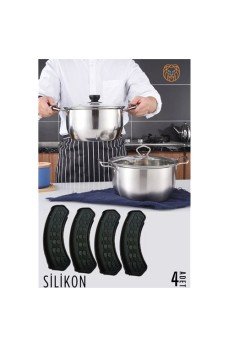 Tencere Tutucu Silikon 4 ADET