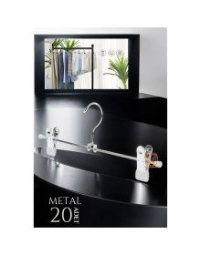 Metal Etek Pantolon Askısı - Mandallı Etek Askısı Pantolon Askısı 20 Adet