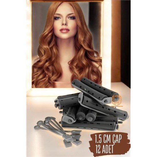 Bigudi Çubukları 1.5 CM 12 ADET Bigudi Çubukları 1.5 CM 12 ADET