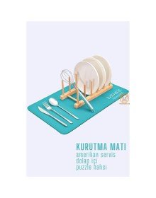 Bulaşık Durulama Kurutma Matı Süzücü Emici D.Reohouri Design