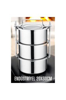 Sefer Tası Endüstriyel Yemek Kabı 430 Paslanmaz Çelik XXL 20X10 CM Sefer Tası Endüstriyel Yemek Kabı 430 Paslanmaz Çelik XXL 20X10 CM