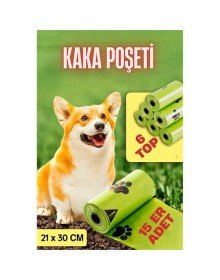 Köpek  Kaka Poşeti 90 Adet Köpek Dışkı Poşeti