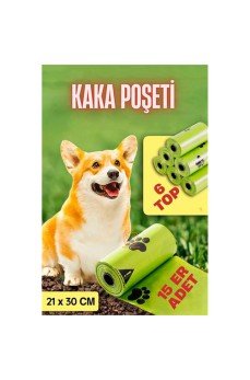 Köpek  Kaka Poşeti 90 Adet Köpek Dışkı Poşeti