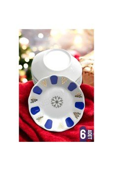 Melamin Çay Tabağı 6 Adet Geleneksel Türk Çay Bardağı Altlığı