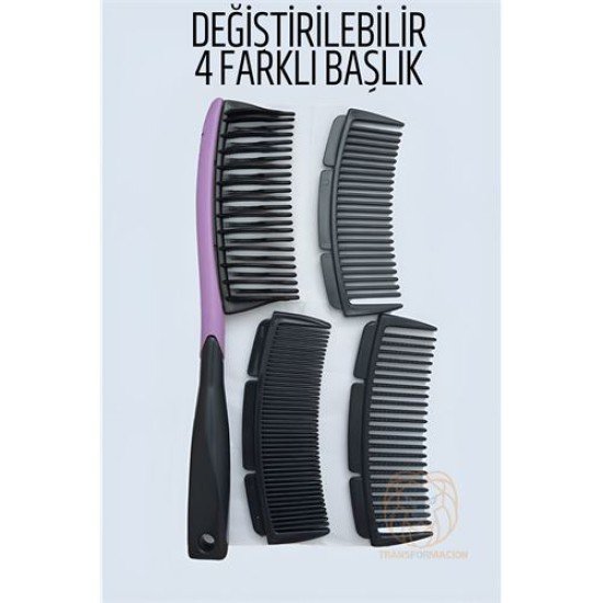 4 Uçlu Değiştirilebilir Başlıklı Tarak 4 Uçlu Değiştirilebilir Başlıklı Tarak