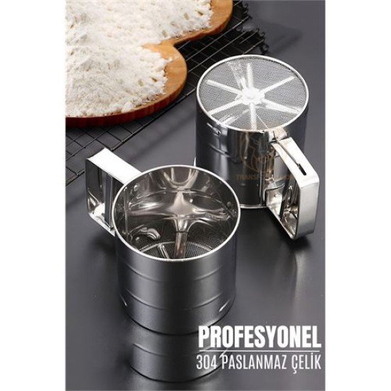Un Eleği Nişasta Kakao Un Dağıtıcı Elek 304 Paslanmaz Çelik Un Eleği Nişasta Kakao Un Dağıtıcı Elek 304 Paslanmaz Çelik