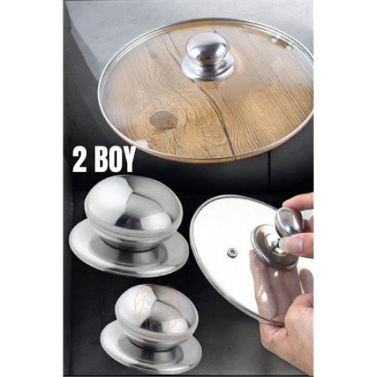 Tencere Tava Tepesi Tencere Tava Kapağı Tutucu 2 Boy Tencere Tava Tepesi Tencere Tava Kapağı Tutucu 2 Boy