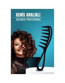 Geniş Dişli Stil Tarağı Karbon Solingen Professional
