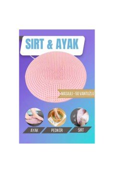 Sırt Kesesi Vantuzlu Ayak Kesesi Masajlı