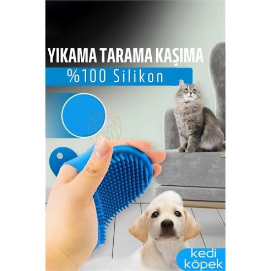 Hayvan Tüy Toplama Yıkama Kaşınma Silikon Fırçası Hayvan Tüy Toplama Yıkama Kaşınma Silikon Fırçası