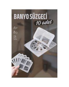 Banyo Gider Süzgeci 10 ADET