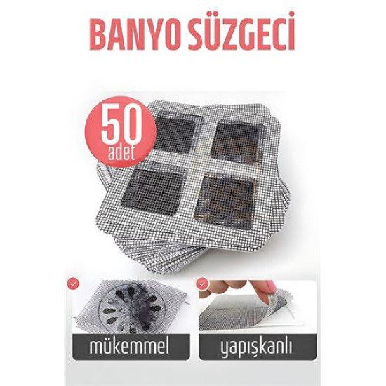 Banyo Gider Süzgeci 30 ADET